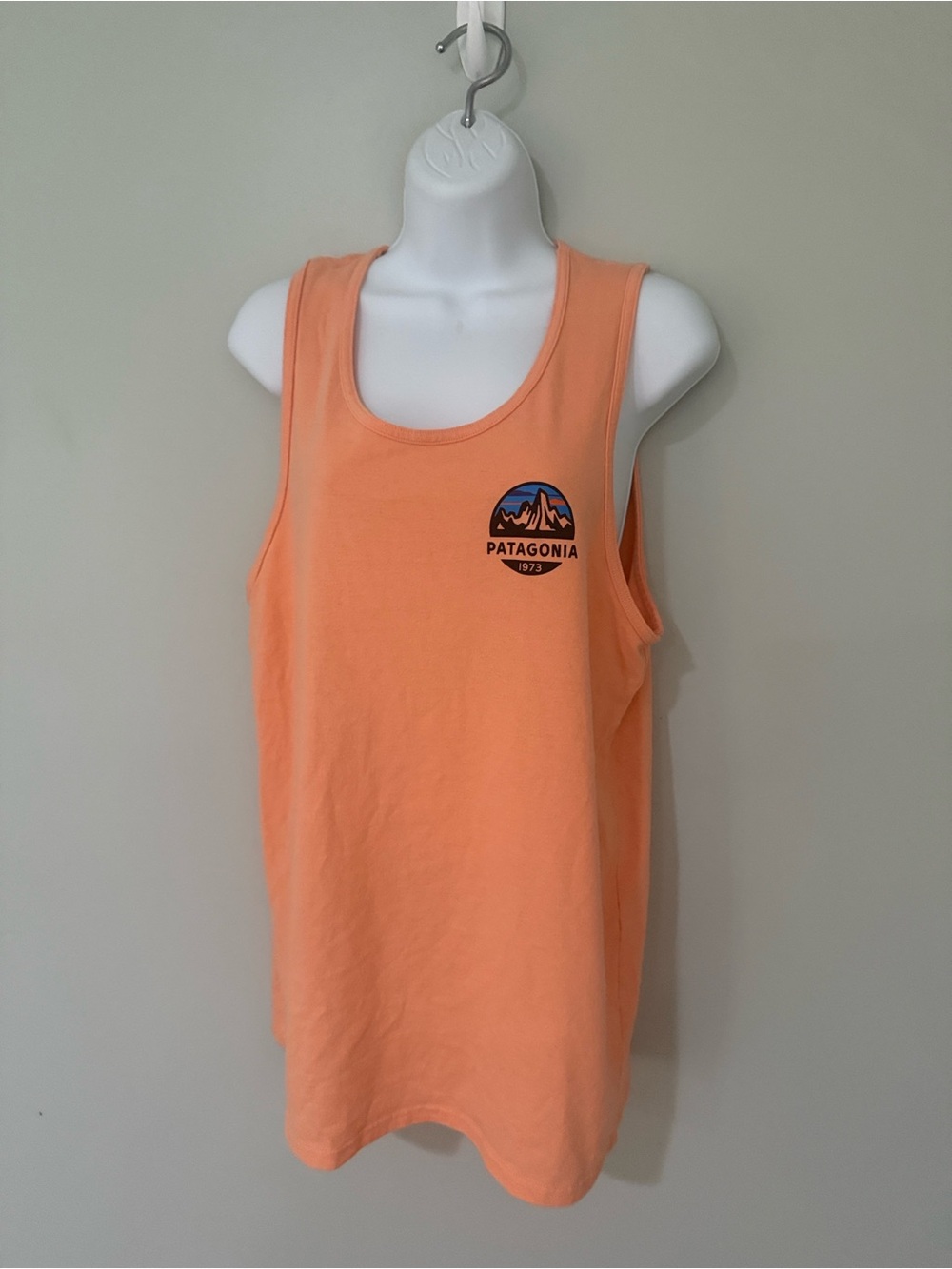 Patagonia Peach 1973 Logo Women’s Tank Top- Medium